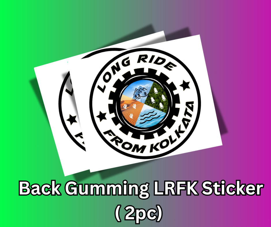 LRFK Back Gumming Sticker - 2 Pc